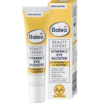 Крем под глаза с витамином C и кофеином Balea Augencreme Beauty Expert Vitamin C Eye Booster, 15 ml