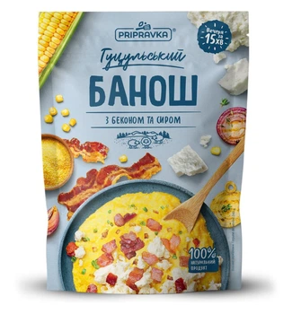 Гуцульський банош з беконом і сиром Приправка 160 г