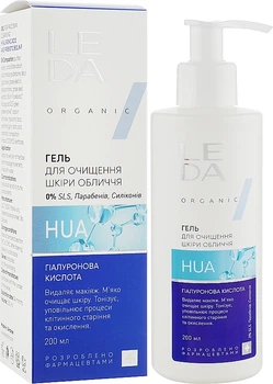 Гель для очищения кожи лица с гиалуроновой кислотой и пребиотиком - Leda Face Skin Cleansing Gel 200ml (947340-1205529-2)