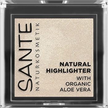 Био-хайлайтер для лица - Sante Naturkosmetik With Organic Aloe Vera Natural Highlighter 02 - Glowy Rose (1279689-1013408810-2)