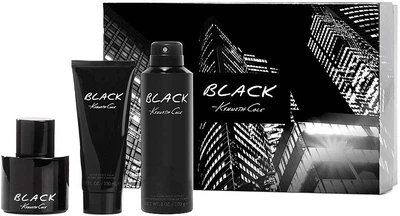 Kenneth Cole Black - Набір (edt/100ml + ash/balm/100ml + b/spray/170g) Kenneth Cole Black (1263697-1389543726-2)