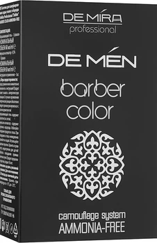 Система для камуфляжа седины волос и бороды, мужская - DeMira Professional DeMen Barber Color Ammonia-Free 3/0 - Темный шатен (943976-547751895-2)