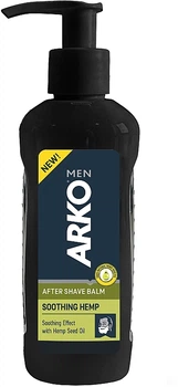 Бальзам после бритья с маслом семян конопли - Arko Men Soothing Hemp After Shave Balm 200ml (1225698-1148432780-2)