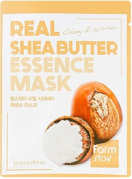 Тканевая маска с маслом ши FarmStay Shea Butter Real Essence Mask 23ml (908016-856818-2)