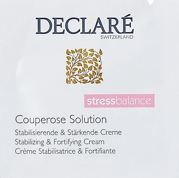 Антикуперозный крем для лица - Declare Stress Balance Couperose Solution (пробник) 3ml (934255-1188819-2)