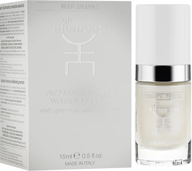Коректор темних плям - Gli Elementi White Radiance Absolute Intensive Whitening Serum 15ml (944532-1202035-2)