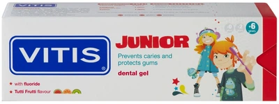 Зубная гель-паста для детей Dentaid Vitis Junior 75ml (75 мл) (895149-808059-2)