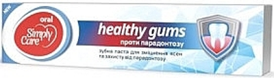 Зубна паста для профілактики пародонтозу - Simply Care Healthy Gums 170g (170g)