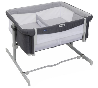 Дитяче ліжечко для близнят Chicco Next2Me Twins Magnet Gray (8058664173280)