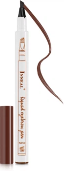 Карандаш-маркер для бровей с эффектом микроблейдинга Inneal Liquid Eyebrow Pen 01 - Chestnut (850881-945012-2)