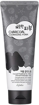 Пінка для обличчя з деревним вугіллям Esfolio Pure Skin Charcoal Cleansing Foam 150g (813664-733757-2)