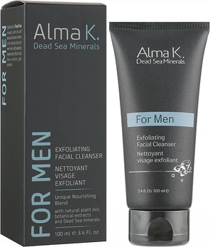 Гель-ексфоліант для очищення шкіри - Alma K. For Men