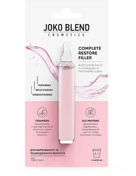 Филлер для волос с керамидами и протеинами шелка - Joko Blend Complete Restore Filler 10ml (951987-1211207-2)