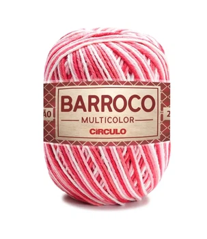 9202 BARROCO MULTICO пряжа (100% бавовна, 200гр. 226м), різнокольоровий