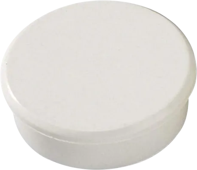 Набір магнітів Dahle білий 38 мм 10 шт (ZES4007885915388)