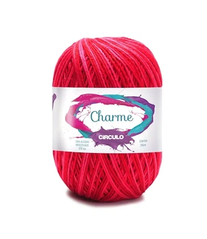 9153 CHARME пряжа (100% мерс.бавовна, 150гр. 396м. ), різнокольоровий