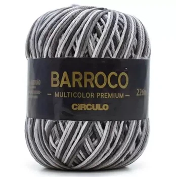 9792 BARROCO MULTICO пряжа (100% бавовна, 200гр. 226м), різнокольоровий