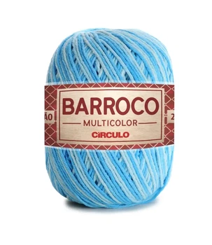 9113 BARROCO MULTICO пряжа (100% бавовна, 200гр. 226м), різнокольоровий