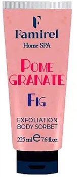 Отшелушивающий сорбет для тела "Fig & Pomegranate" - Famirel Home Spa Body Sorbet 225ml (1472033-34137663)