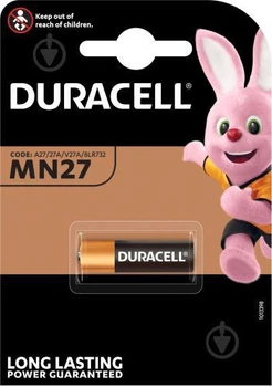 Батарейка Duracell MN 27 (A27, 8LR732) 12V