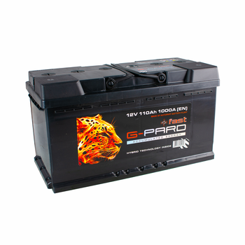 Аккумулятор G-Pard Fast 110 Ah/12V "0" (+ справа)