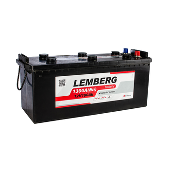 Аккумулятор LEMBERG battery 190 Ah/12V "3" (+ сверху)