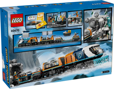 Zestaw klocków LEGO City Ekspres polarny arktycznych odkrywców 1517 elementy (60470)