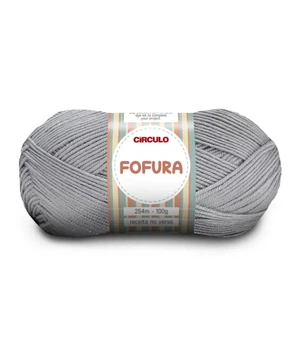 8480 FOFURA пряжа (100% акрил, 100гр. 254м ), сірий