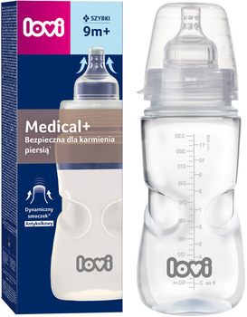 Пляшечка Lovi Medical+ 330 мл (5903407215617)