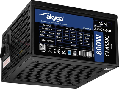 Блок живлення Akyga AK-C1-800 800W