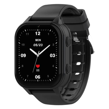 Детские смарт часы Wonlex KT19 PRO Black для мальчика с GPS, вибрацией, мощная батарея 900 мАч