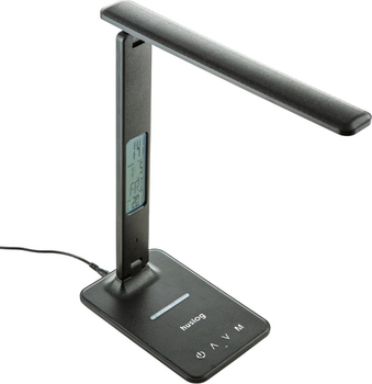 Lampka biurkowa Huslog z ładowarką indukcyjną OW-3912 Black (5902983623199)