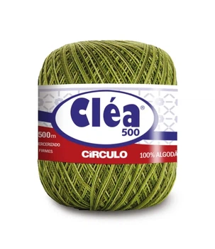 9392 CLEA 500 пряжа (100% мерс.бавовна, 76гр. 500м. ), різнокольоровий