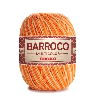 9059 BARROCO MULTICO пряжа (100% бавовна, 200гр. 226м), різнокольоровий