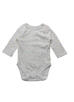 Боди лонгслив Mothercare 50/62 Белый 0-2478_горош
