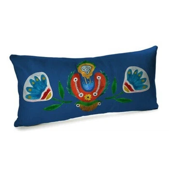 Подушка для дивана (оксамит) 50х24 см Карпатський мотив (52BP_23M004) TM Presentville