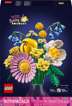 Zestaw klocków LEGO Botanicals Mały słoneczny bukiet 373 elementy 10347 (5702017814667)