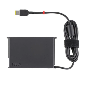 Оригінальний блок живлення для ноутбука LENOVO 20V, 6.75 [ID: 2531212675]A, 135W, USB+pin (Square 5 Pin DC Plug), 3 pin, black,