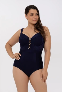 Купальник слитный с мягкой чашкой Marc & Andre 52F/3XL Синий (114825)