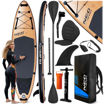 Надувна SUP дошка для САП серфінгу Neo Sport 320 см, до 150 кг (170202) (5903890626914)