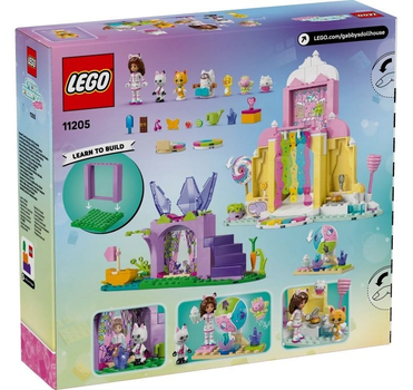 Zestaw klocków LEGO Gabby's Dollhouse Łakociowa Góra i Kiciowy Ogródek 263 elementy 11205 (5702017813462)