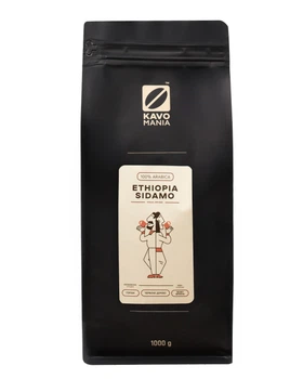 Кофе свежей обжарки ТМ «KAVOMANIA» Ethiopia Sidamo 1 кг