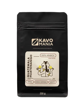 Кофе свежей обжарки ТМ «KAVOMANIA» Guatemala Huatenango 200 г