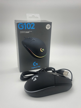 Мышь USB Logitech G102 с подсветкой 8000 dpi и 6 кнопками