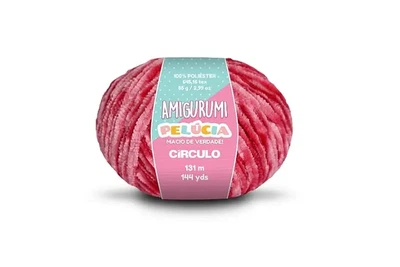 3528 AMIGURUMI PELUCIA пряжа (100% поліестер, 85гр. 131м. ), рожевий