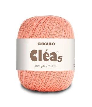 4514 CLEA 5 пряжа(100% мерс.бавовна, 151гр. 750м. ), рожевий