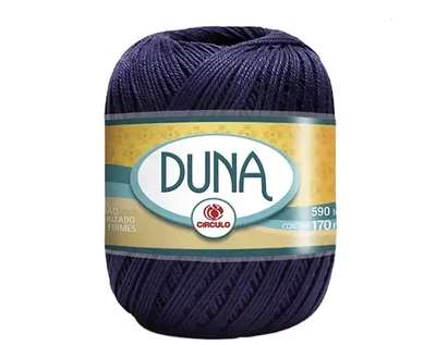 2856 DUNA пряжа (100% мерсиризована бавовна, 100гр. 170м. ), синій