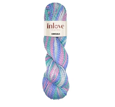 9490 INLOVE пряжа 100% COTTON 125 м/100 г., різнокольоровий