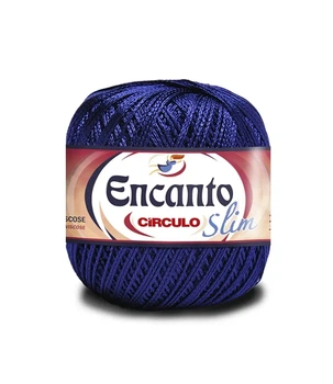 2550 ENCANTO SLIM пряжа (100% віскоза, 100гр. 240м ), синій