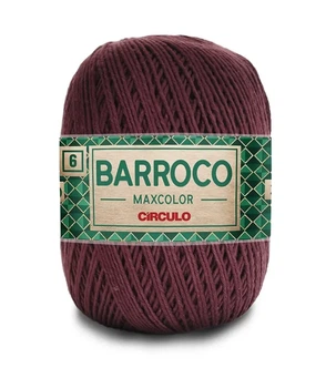 7311 BARROCO MAXCOLOR 6 пряжа (100% бавовна, 200гр. 226м.), коричневий